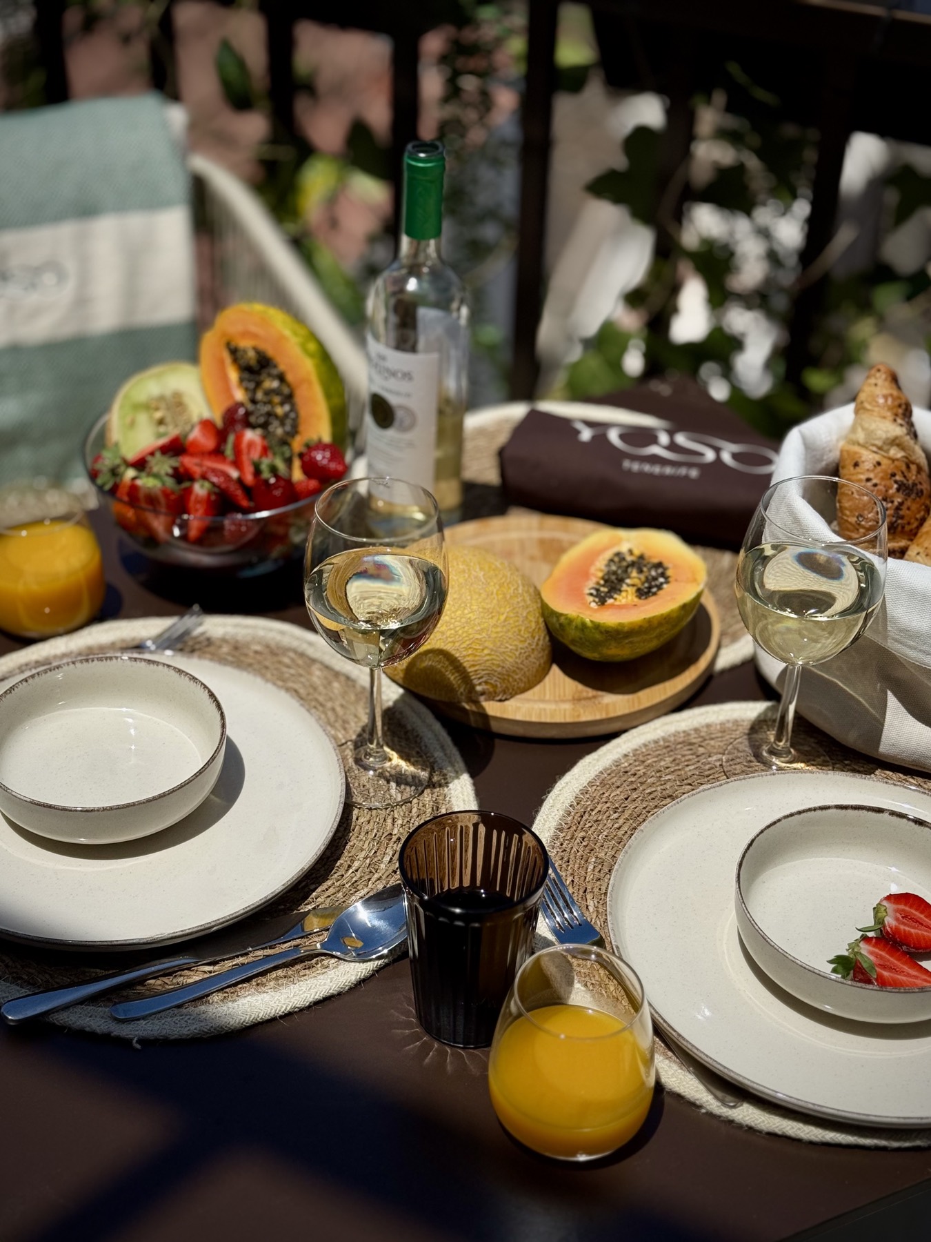 Breakfast spread